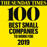 The Sunday Times 100 Best Small Companies to work for 2019